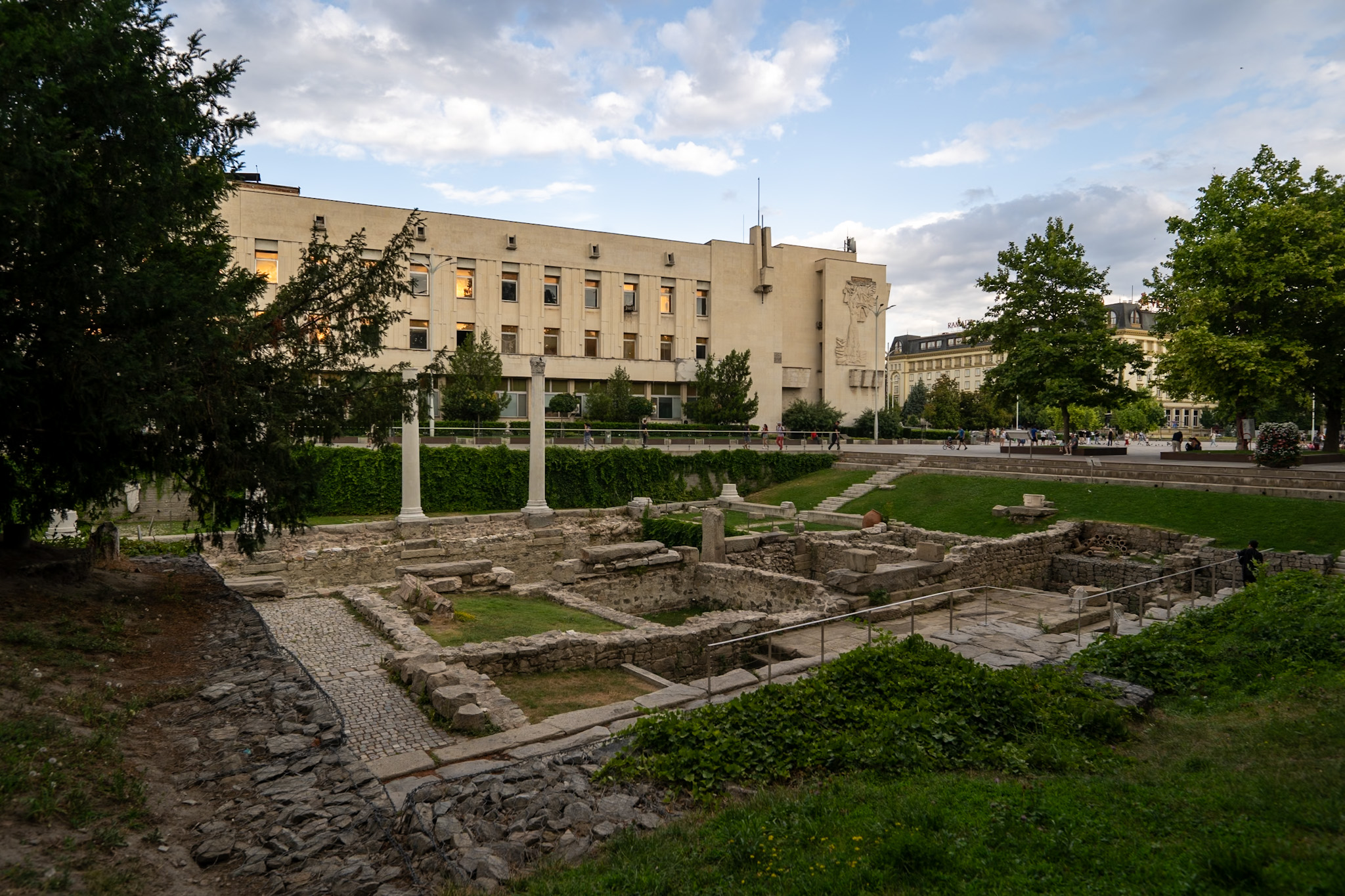 The Ruins Of The Roman Forum of Philippopolis, Plovdiv, Bulgaria