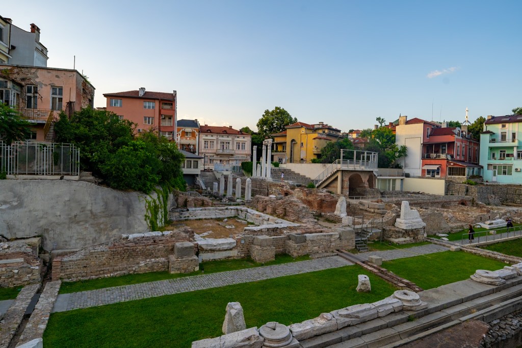 The Ruins Of The Plovdiv Ancient Library, Bulgaria